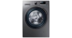 Samsung WW6000 Ecobubble WW90J6410CX/EU 9Kg 1400 Spin Washing Machine  in Graphite with Crystal Blue Door